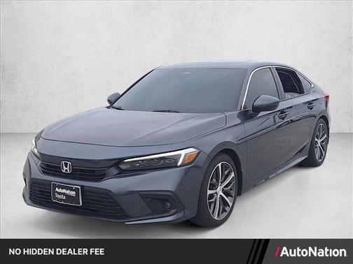 Silver/Gray 2022 Honda Civic Touring