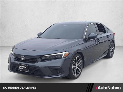 Silver/Gray 2022 Honda Civic Touring
