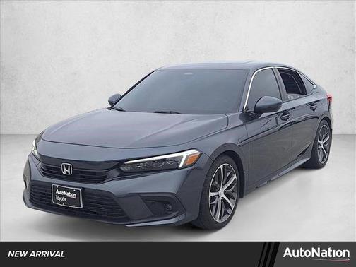 Silver/Gray 2022 Honda Civic Touring