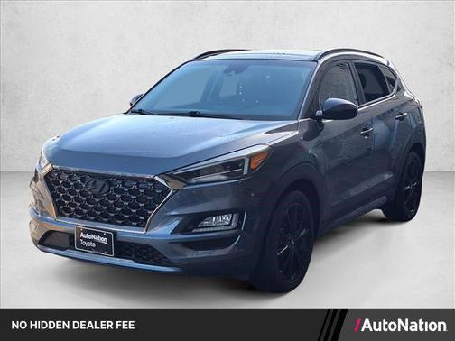 Coliseum Gray 2019 Hyundai TUCSON Night