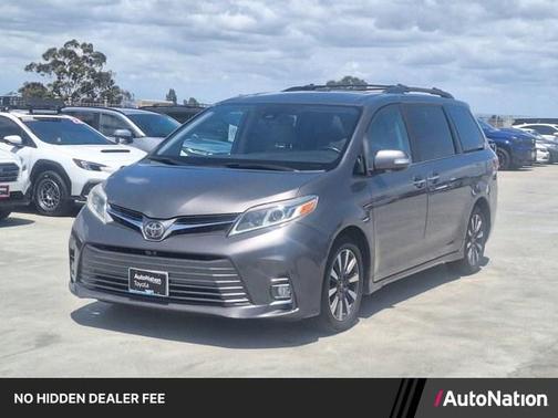 Predawn Gray Mica 2019 Toyota Sienna Limited Premium
