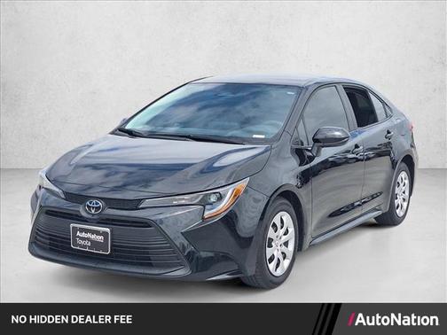 Midnight Black Metallic 2025 Toyota Corolla LE