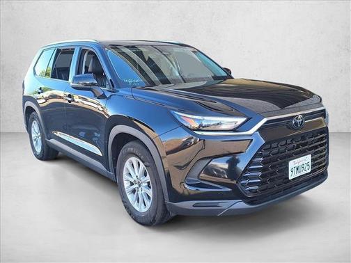 Midnight Black Metallic 2025 Toyota Grand Highlander XLE