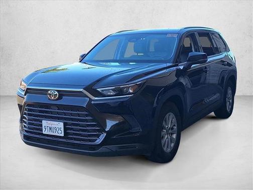 Midnight Black Metallic 2025 Toyota Grand Highlander XLE