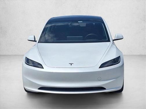 Pearl White Multi-Coat 2025 Tesla Model 3 Long Range