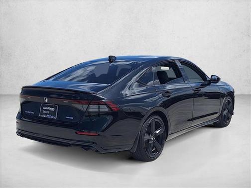 Crystal Black Pearl 2024 Honda Accord Hybrid Sport-L