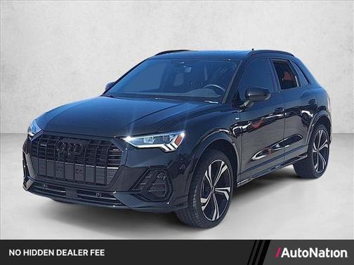 Mythos Black Metallic 2024 Audi Q3 45 S line Premium Plus