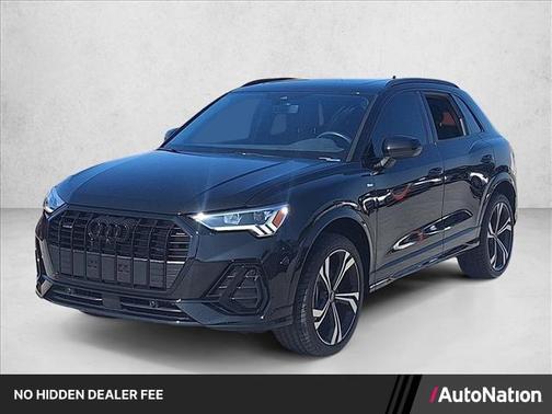 Mythos Black Metallic 2024 Audi Q3 45 S line Premium Plus