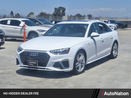 White 2024 Audi A4 45 S line Premium Plus
