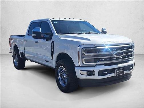 Star White Metallic Tri-Coat 2024 Ford F-250 Platinum