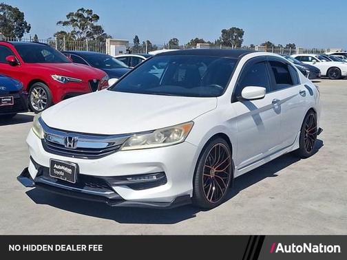 White Orchid Pearl 2017 Honda Accord Sport SE