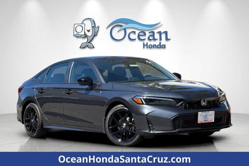 Meteorite Gray Metallic 2026 Honda Civic Sport