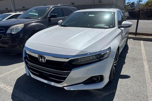 White 2021 Honda Accord Touring 2.0T