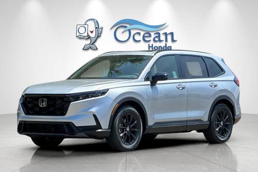 Solar Silver Metallic 2026 Honda CR-V Hybrid Sport
