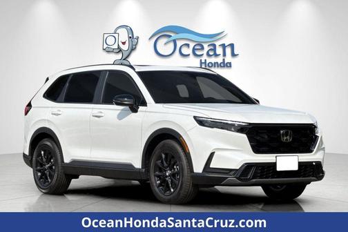 Platinum White Pearl 2026 Honda CR-V Hybrid Sport