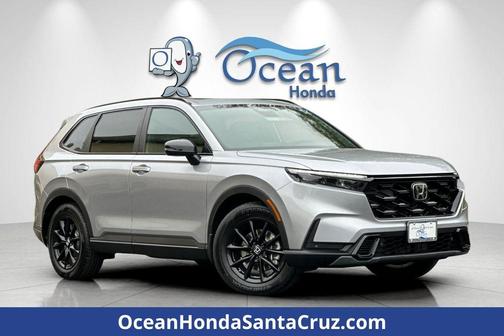 Solar Silver Metallic 2026 Honda CR-V Hybrid Sport-L