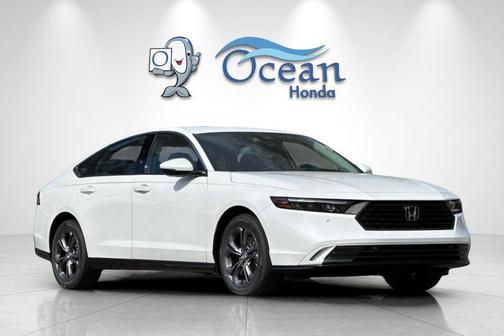 Platinum White Pearl 2026 Honda Accord Hybrid EX-L