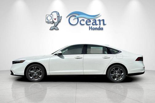 Platinum White Pearl 2026 Honda Accord Hybrid EX-L