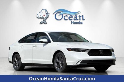 Platinum White Pearl 2026 Honda Accord Hybrid EX-L