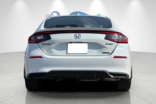 Platinum White Pearl 2026 Honda Civic Hybrid Sport