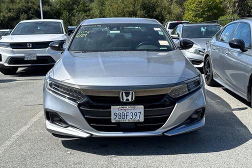 Lunar Silver Metallic 2022 Honda Accord Hybrid Sport