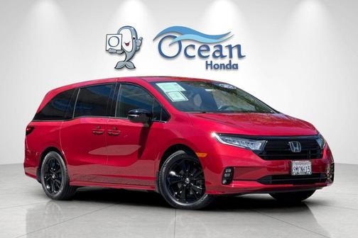 Radiant Red 2024 Honda Odyssey Sport