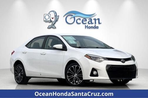 Super White 2016 Toyota Corolla S