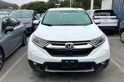Platinum White Pearl 2019 Honda CR-V EX