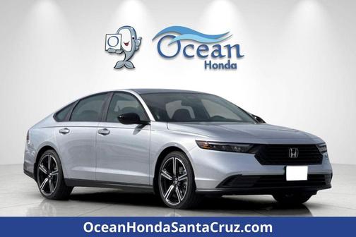 Solar Silver Metallic 2026 Honda Accord Hybrid Sport