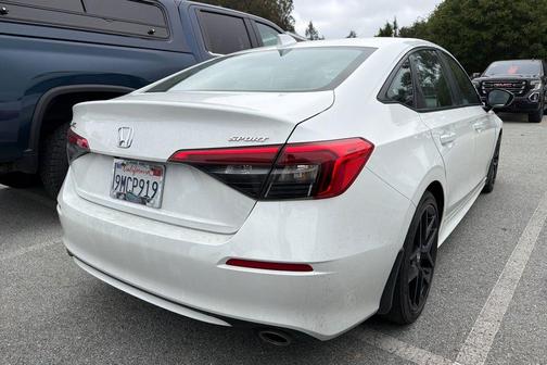 Platinum White Pearl 2024 Honda Civic Sport