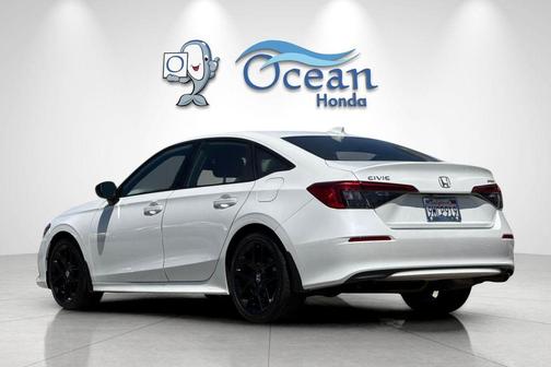 Platinum White Pearl 2024 Honda Civic Sport