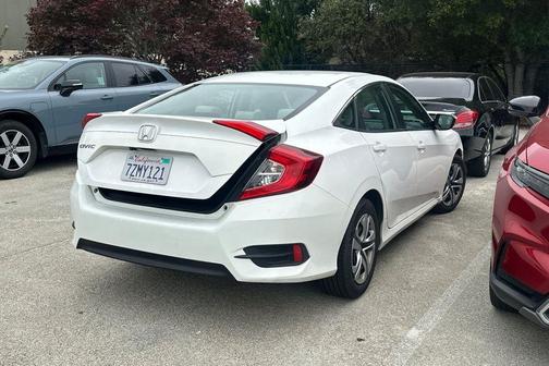 Taffeta White 2017 Honda Civic LX