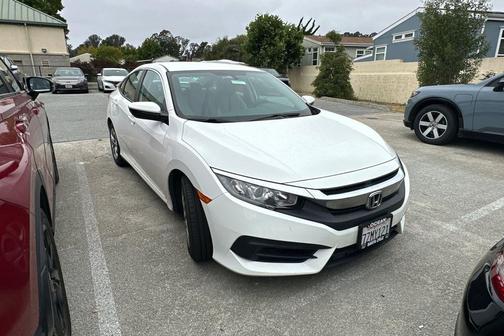 Taffeta White 2017 Honda Civic LX