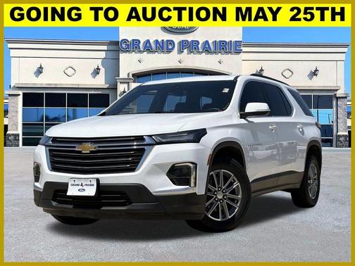 Summit White 2023 Chevrolet Traverse LT Leather
