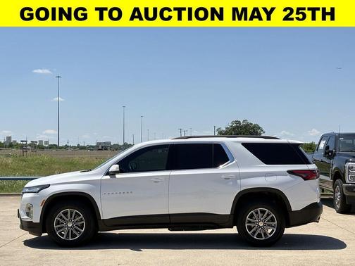Summit White 2023 Chevrolet Traverse LT Leather