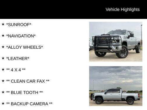 Sterling Gray 2024 Chevrolet Silverado 2500 High Country
