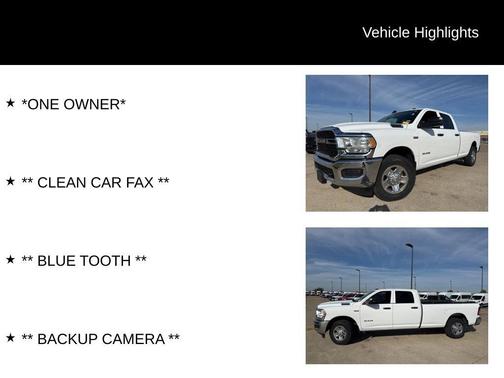 2021 RAM 2500 Tradesman Crew Cab 4x2 8' Box