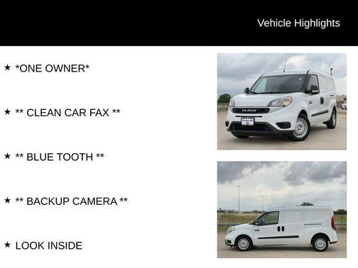 Bright White 2022 RAM ProMaster City Tradesman