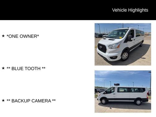 Oxford White 2022 Ford Transit-350 XLT