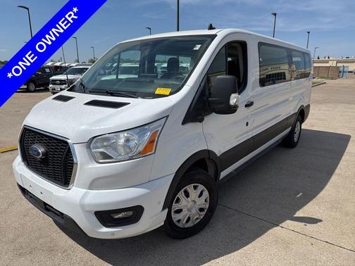 Oxford White 2022 Ford Transit-350 XLT