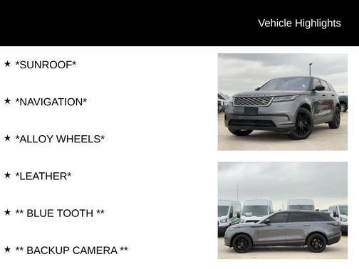 2018 Land Rover Range Rover Velar P380 S