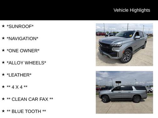 Sterling Gray Metallic 2023 Chevrolet Suburban 4WD Z71