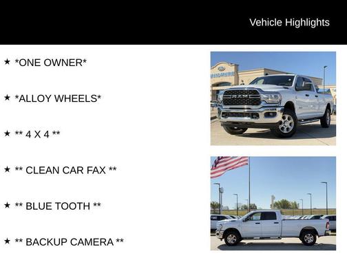 2024 RAM 3500 Big Horn Crew Cab 4x4 8' Box