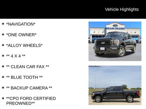 Agate Black Metallic 2023 Ford F-150 XLT