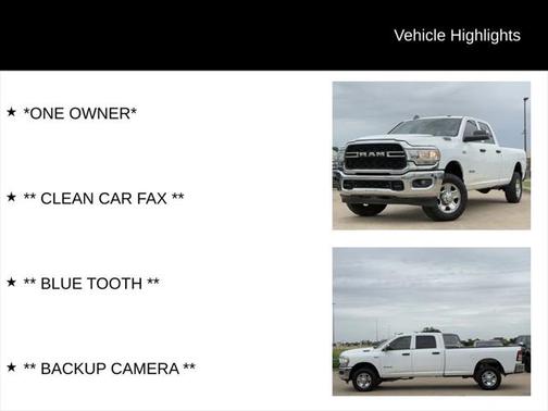2022 RAM 2500 Tradesman Crew Cab 4x4 8' Box