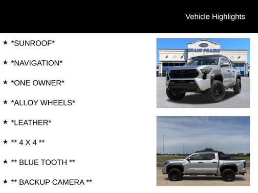 Celestial Silver Metallic 2024 Toyota Tacoma TRD Off Road