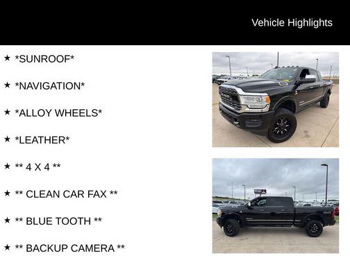 Diamond Black Crystal Pearlcoat 2019 RAM 2500 Limited Mega Cab 4x4 6'4' Box