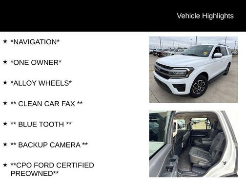Oxford White 2024 Ford Expedition XLT