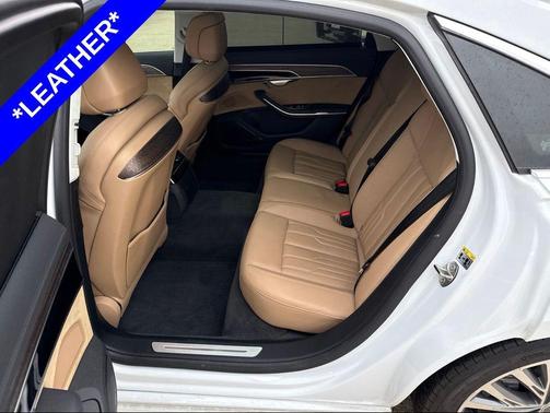 Glacier White Metallic 2019 Audi A8 55