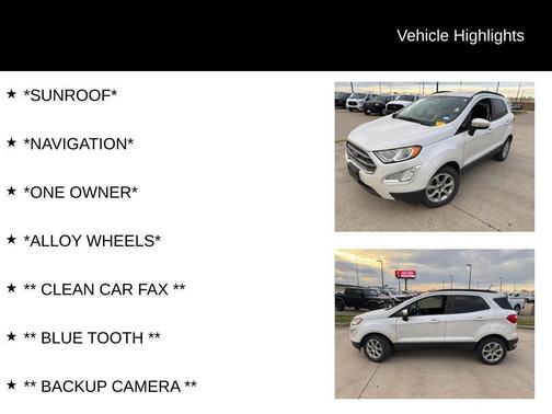 2020 Ford EcoSport SE